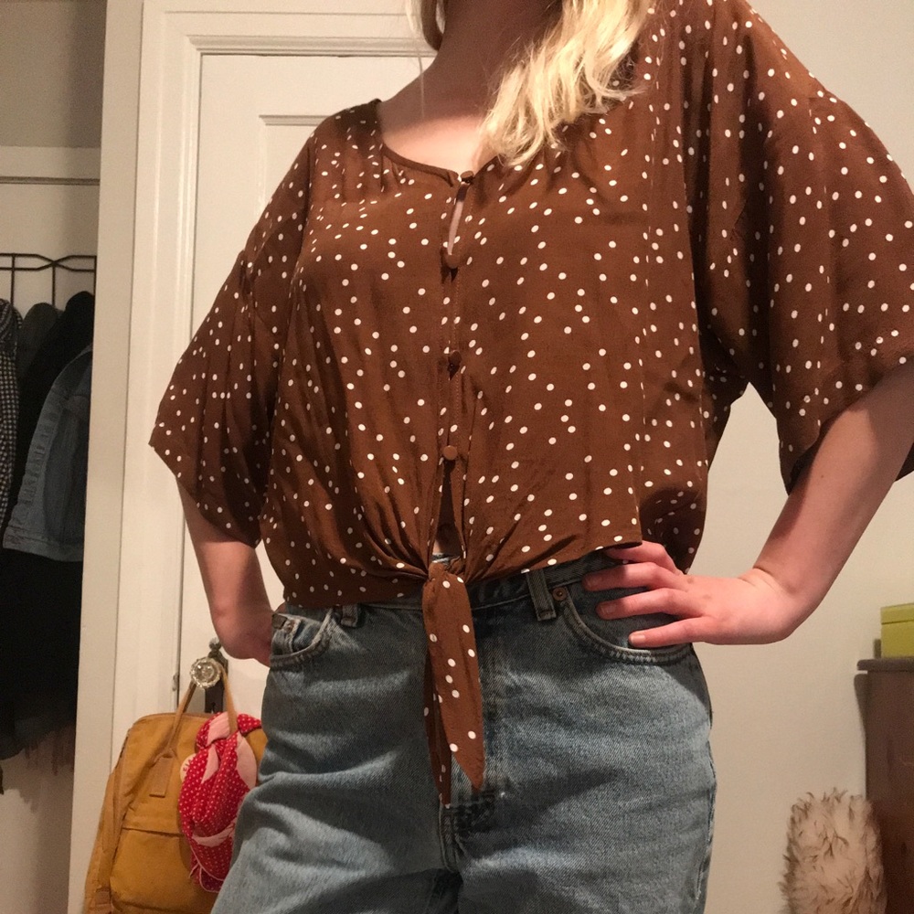 Forever 21 polka dot top